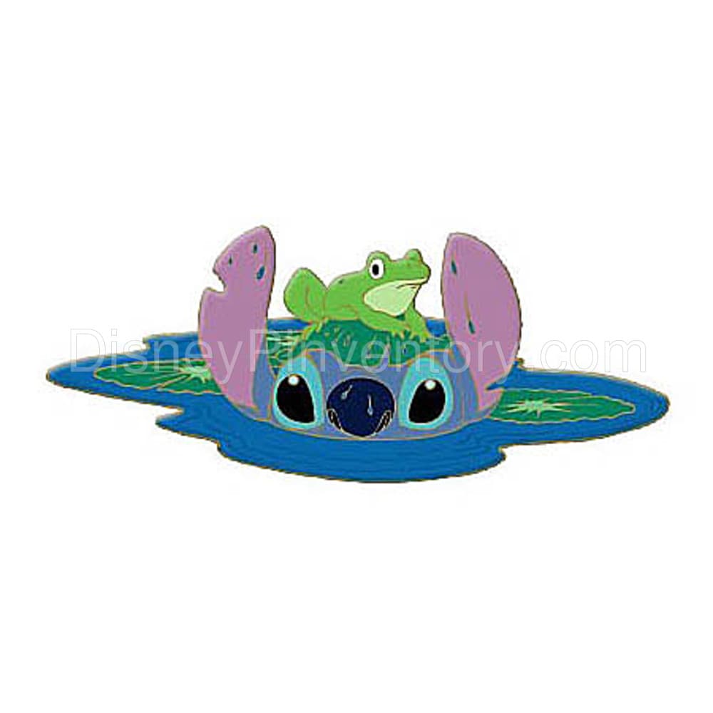 Stitch with Frog Nature Pin - Pin 36116