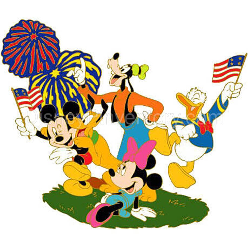 Mickey  Friends Independence Day Pin - Pin 36146