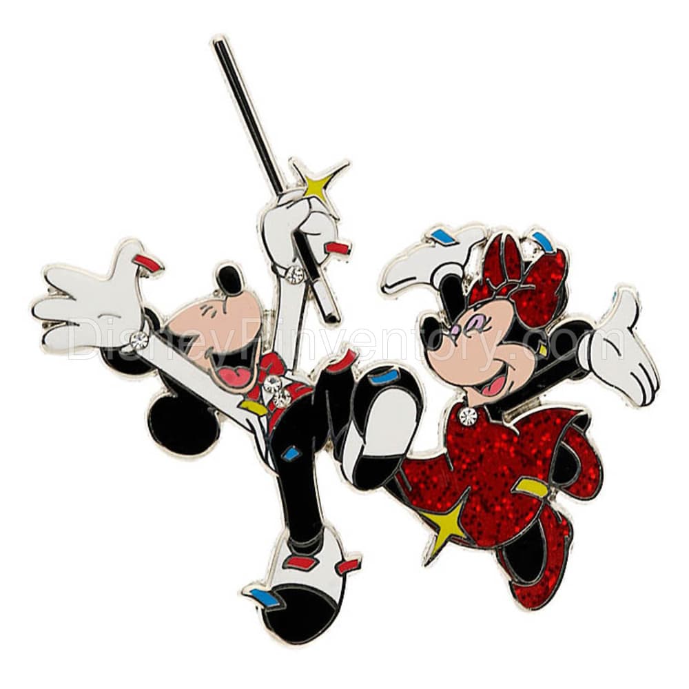 Mickey and Minnie "All Dressed Up" - Pin 3622