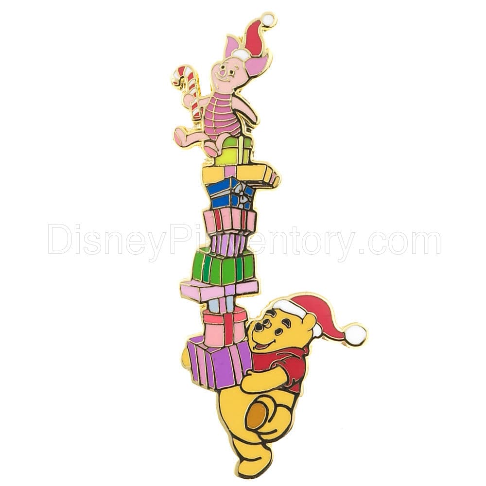 Winnie the Pooh and Piglet Christmas Pin - Pin 36288