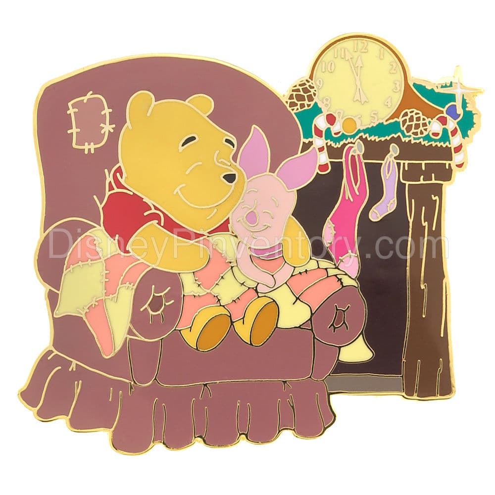 Winnie the Pooh and Piglet Christmas Chair - Pin 36294