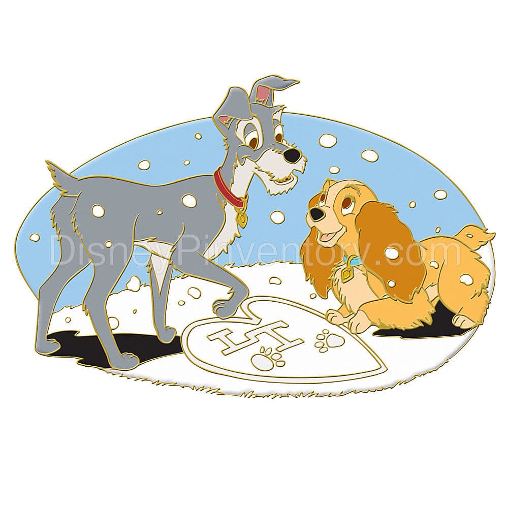 Lady & Tramp Valentine Pin - Pin 36338