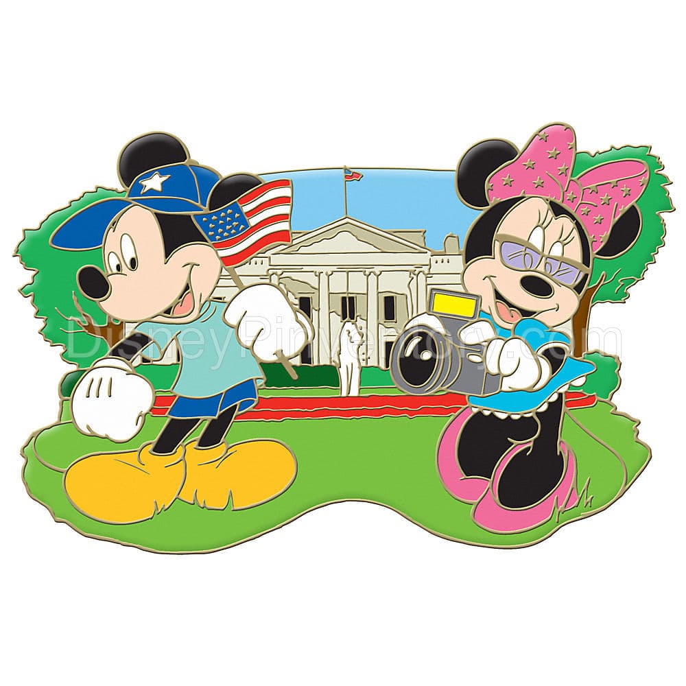 Mickey & Minnie at the White House Pin - Pin 36345