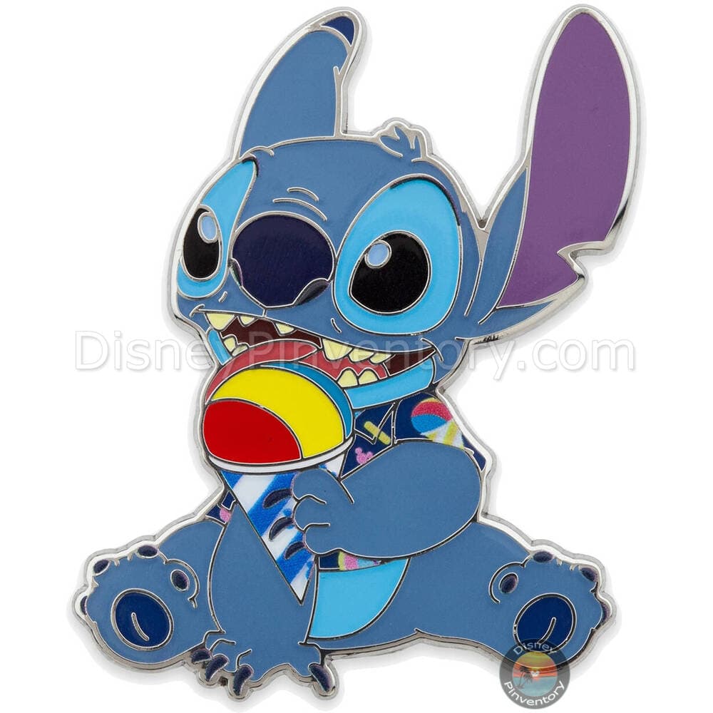 Stitch Attacks Snacks Pin Set - Shaved Ice - July - Stitch Pin - Pin 36642