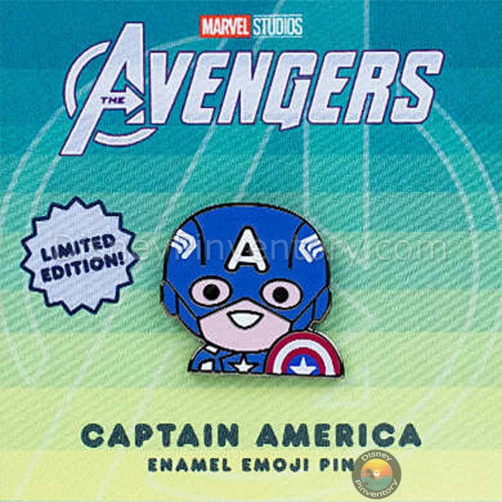 Captain America Emoji Pin - Marvel Studios' The Avengers - Pin 36870