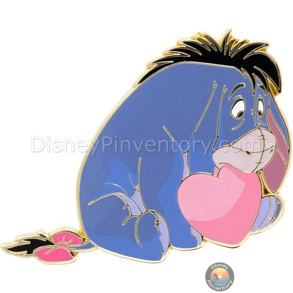 Disney Winnie the Pooh Eeyore with Heart Special Edition Pin - PALM Exclusive - Pin 36880
