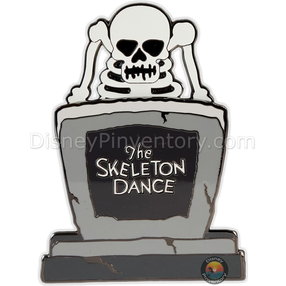 The Skeleton Dance 95th Anniversary Glow Box Sliding Pin - Pin 36988
