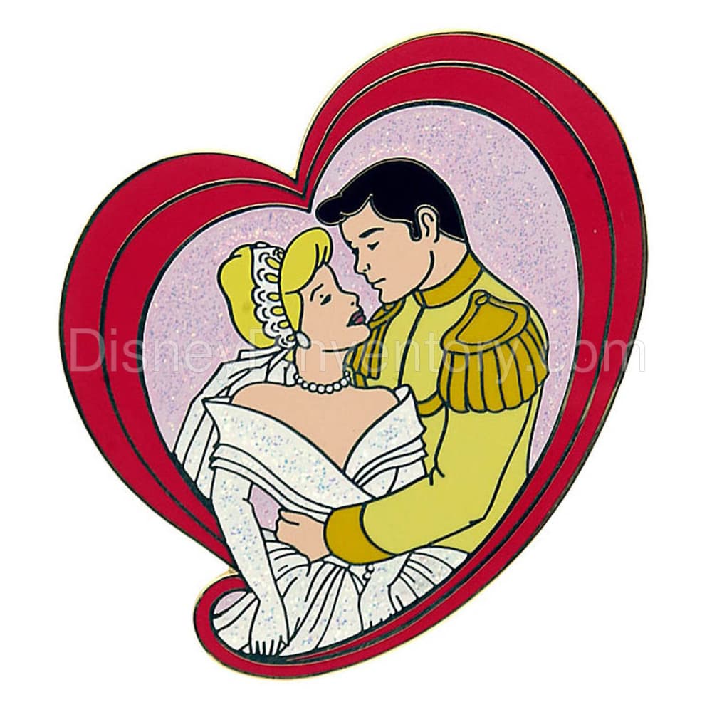 Cinderella & Prince Valentine's Day Pin - Pin 3708