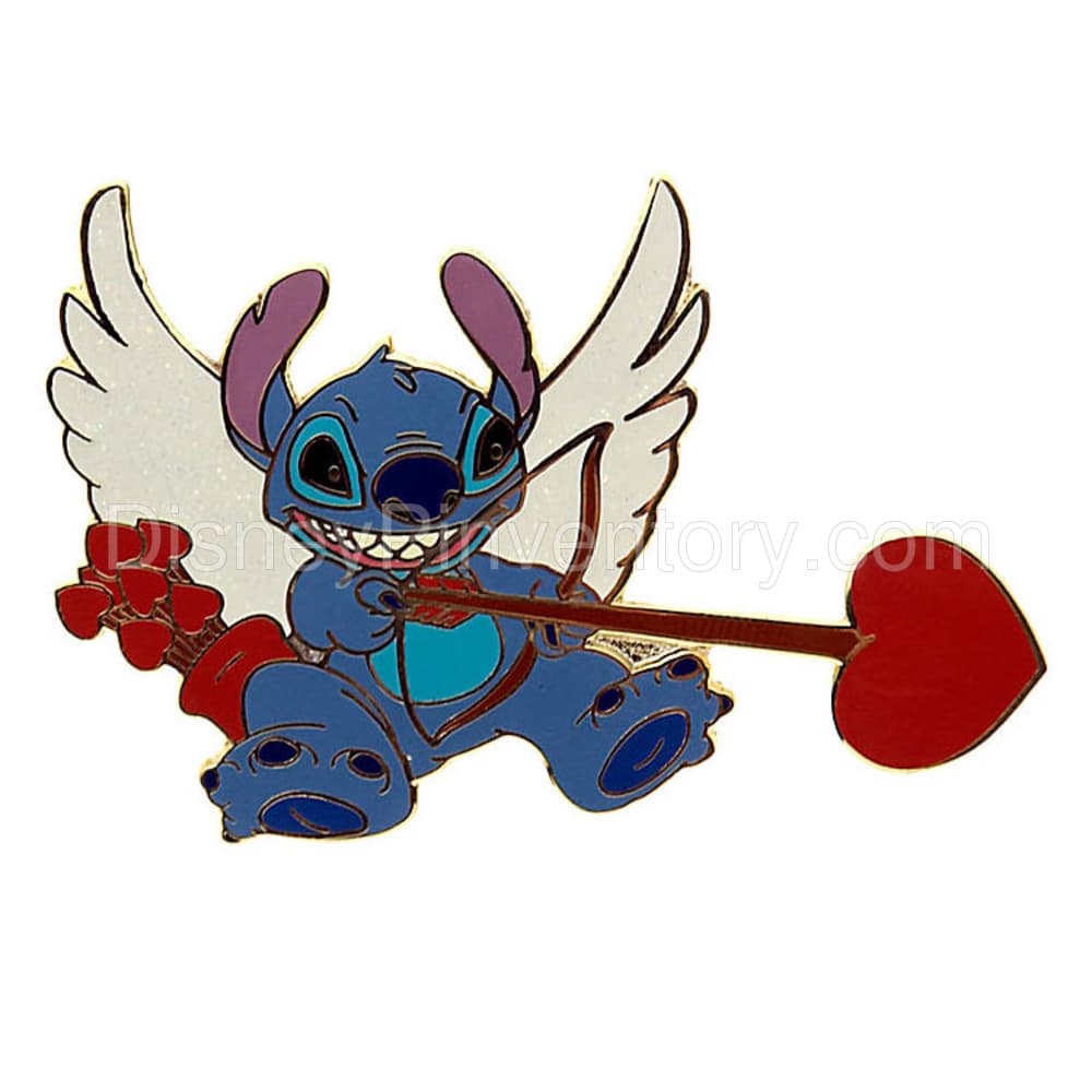 Stitch as Cupid Valentine's Day Pin - Pin 3709