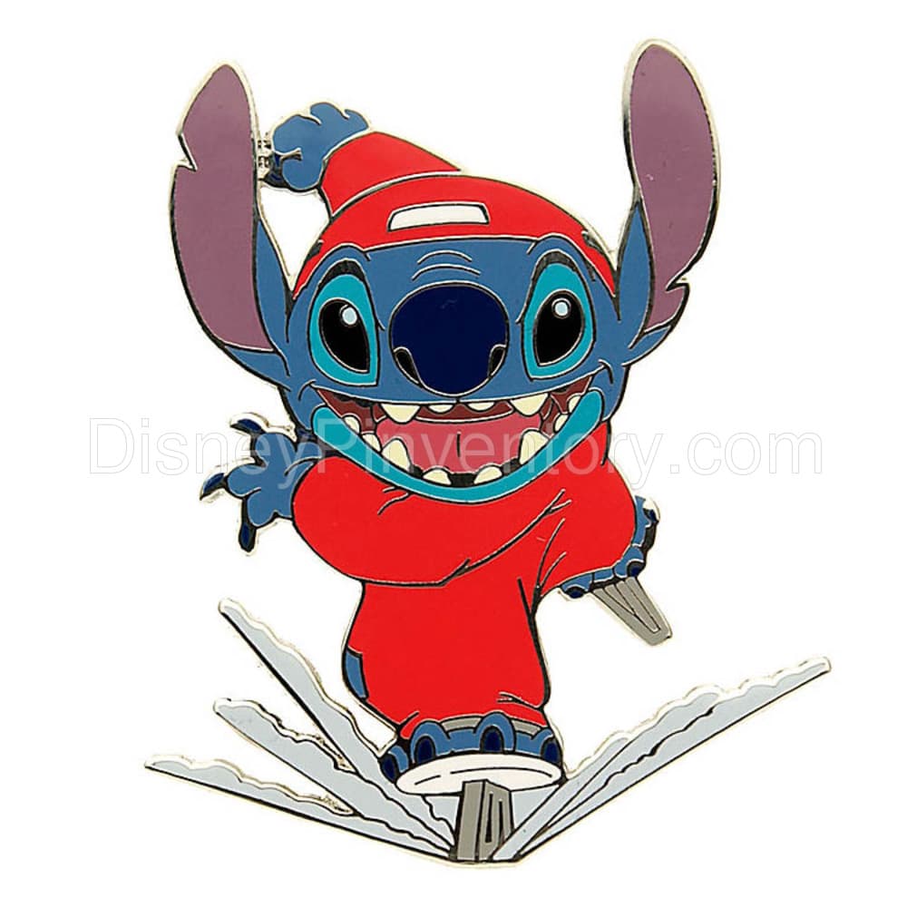 Stitch Speed Skater Pin - Pin 3718
