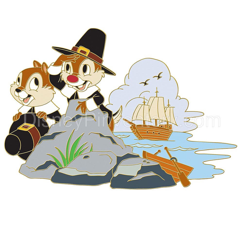 Chip 'n Dale Mayflower Series Pin - Pin 37193