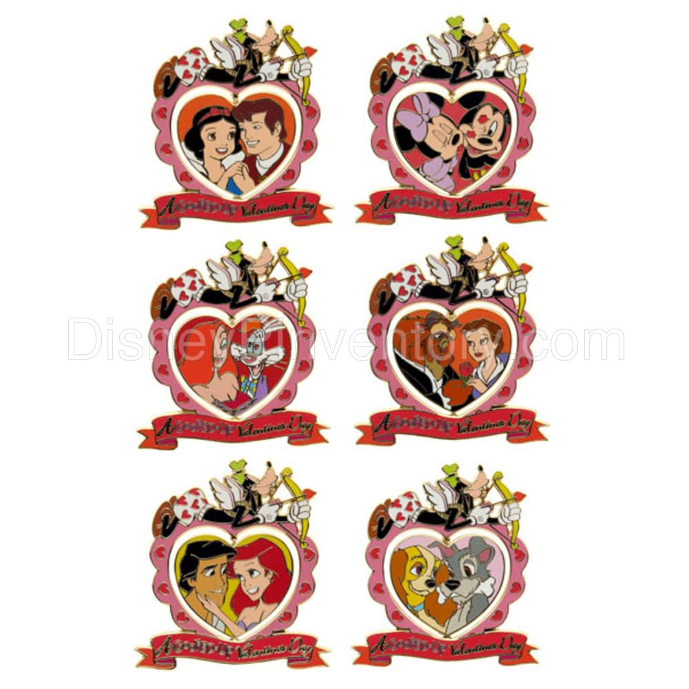 Disney Auctions - A Goofed-Up Valentine's Day Pin Set - Pin 3721