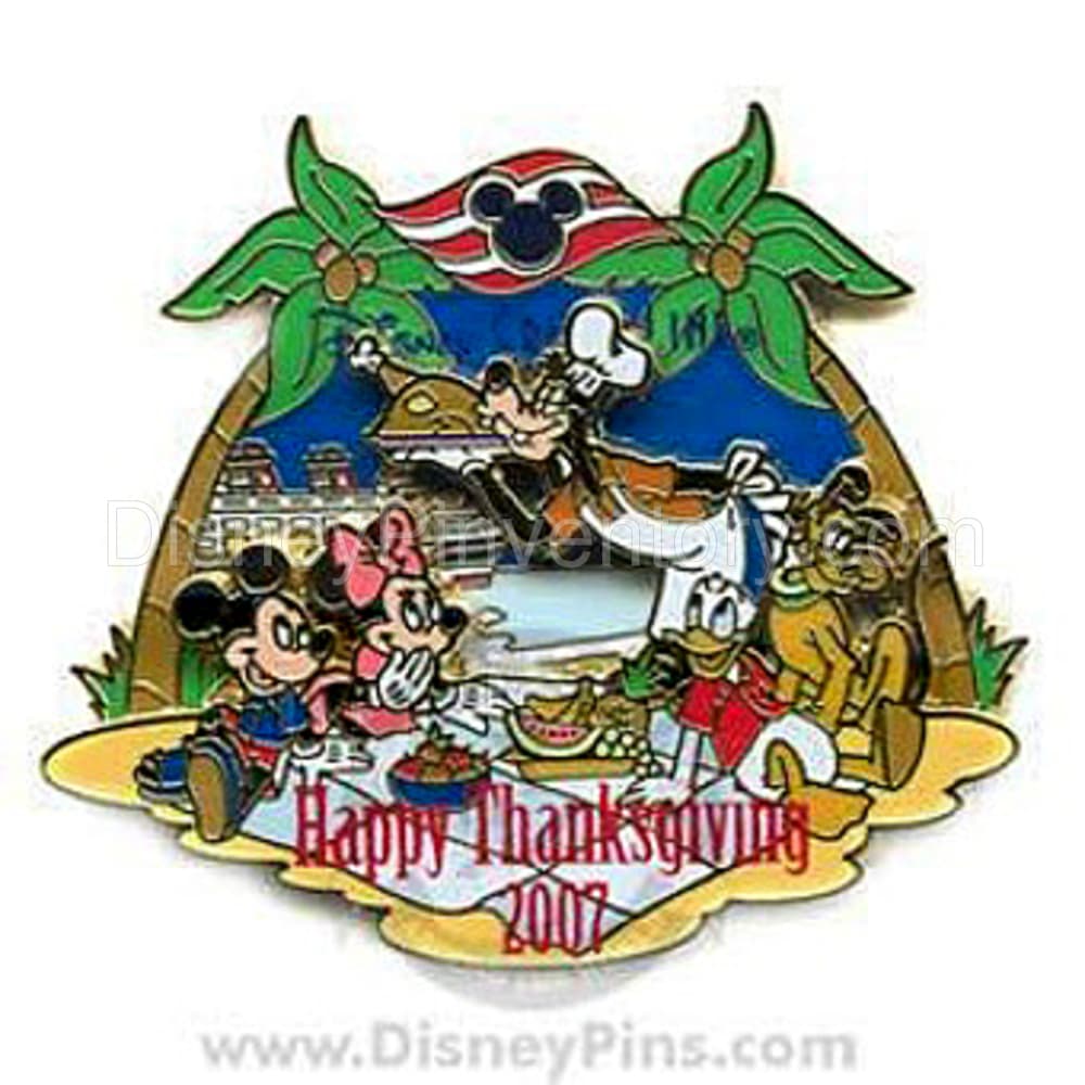 Disney Cruise Line - Happy Thanksgiving 2007 - Pin 37230