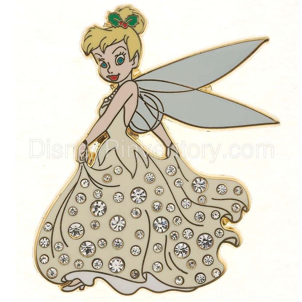 Tinker Bell Holiday Series Pavé Crystal Pin - Pin 37241