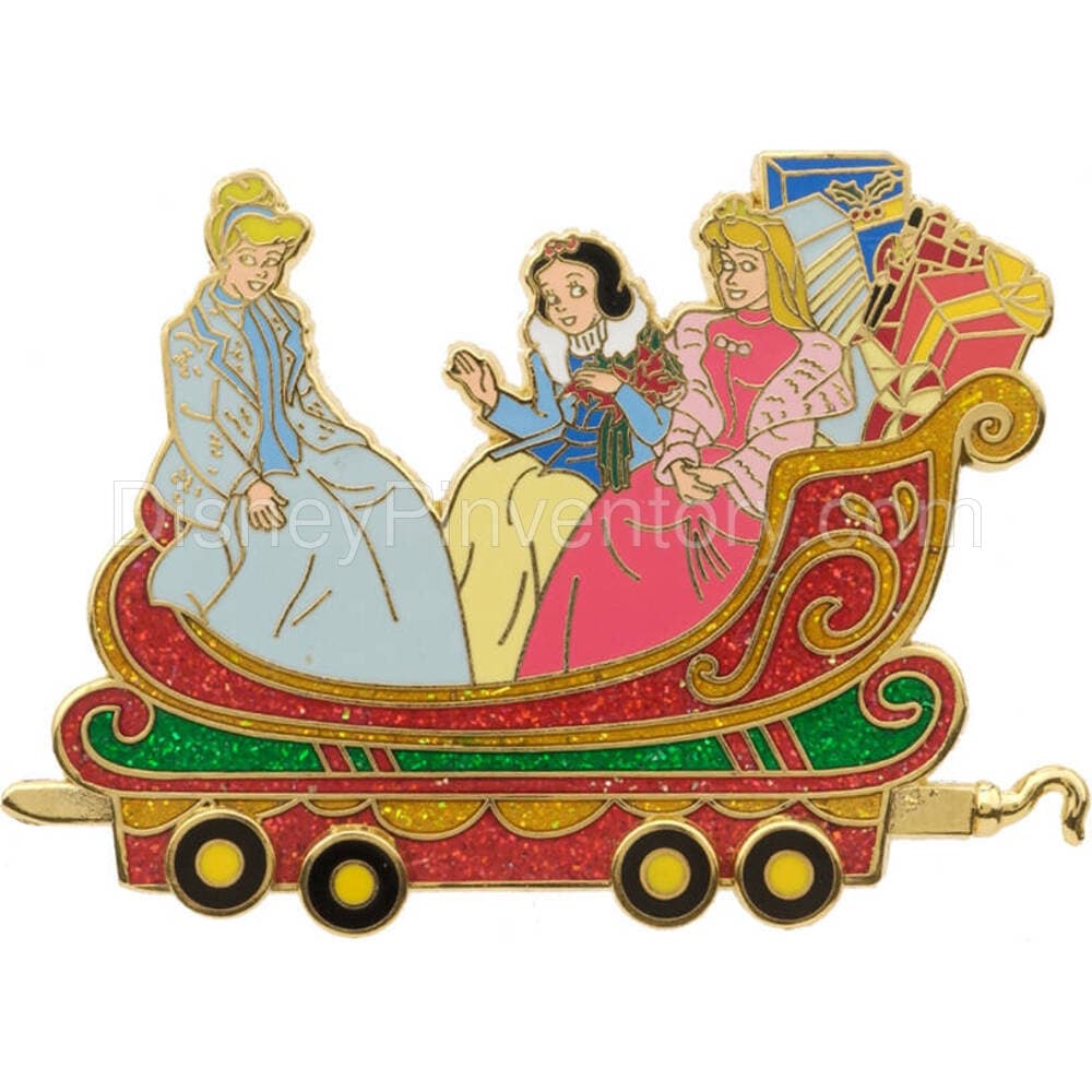 Holiday Train Pin Set - Cinderella, Snow White & Aurora - Pin 37252