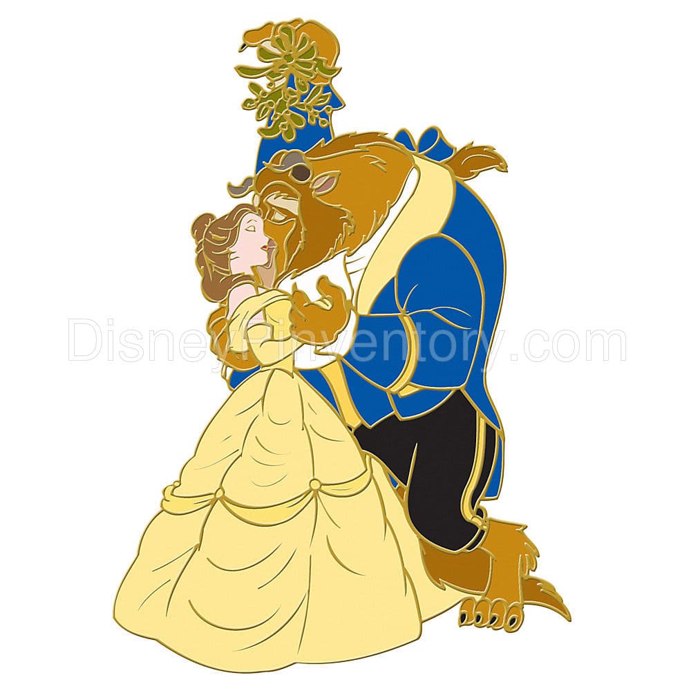 Belle & Beast Mistletoe Series Pin - Pin 37259