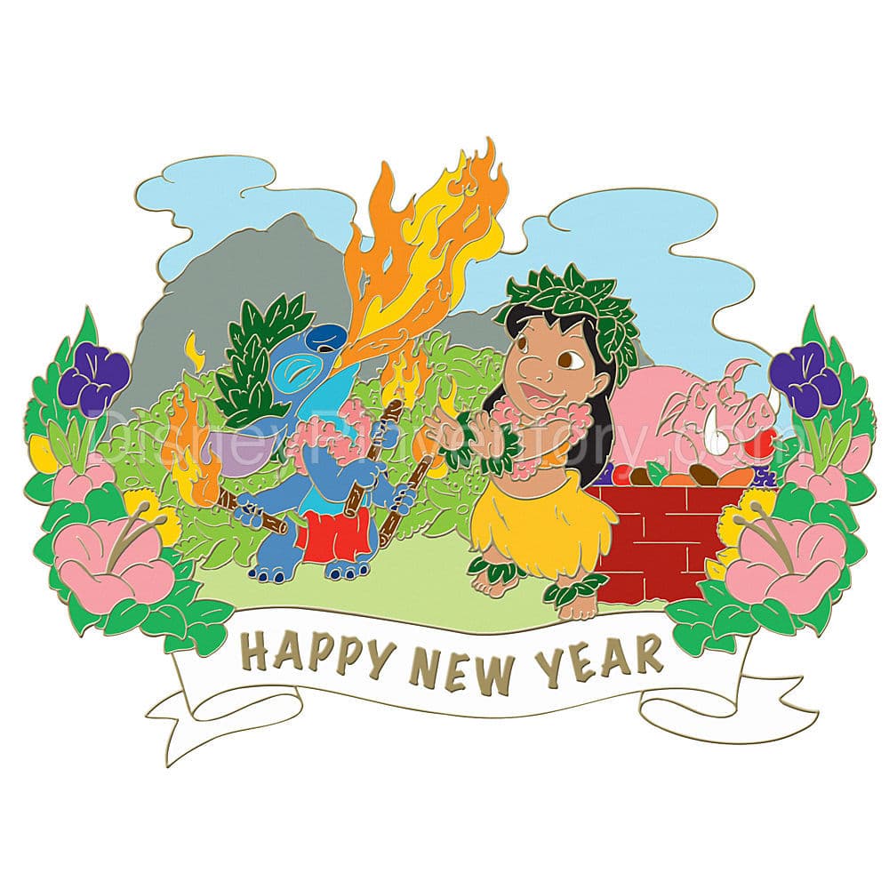 Lilo & Stitch Happy New Year Series Pin - Pin 37269