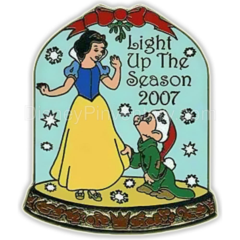 Light Up The Season 2007 Snow White and Dopey - Pin 37282