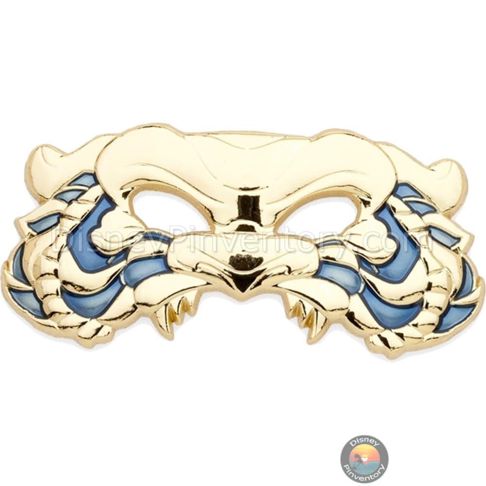 Disney Designer Collection Midnight Masquerade Pin Set - Fashionably Late - Aladdin Mask Pin - D23: The Ultimate Disney Fan Event - Pin 37324