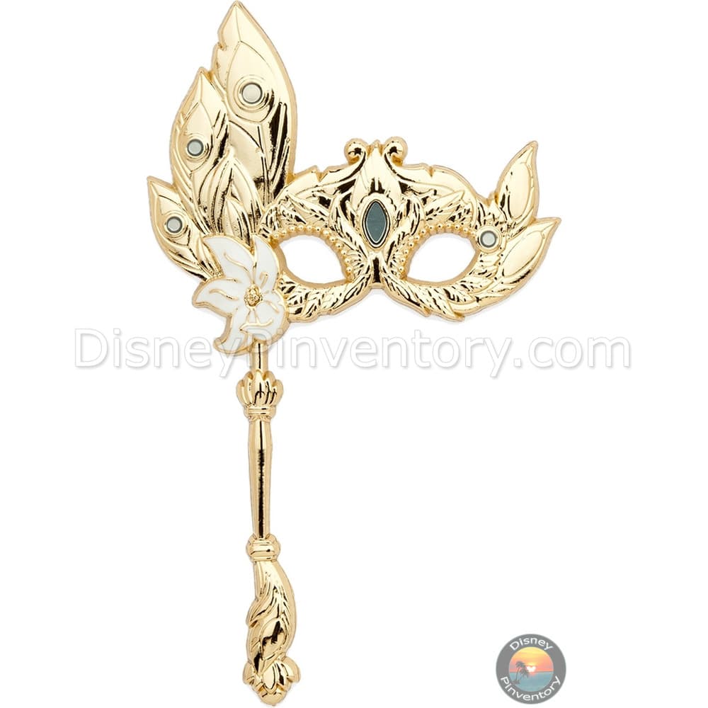 Disney Designer Collection Midnight Masquerade Pin Set - Fashionably Late - Jasmine Mask Pin - D23: The Ultimate Disney Fan Event - Pin 37325