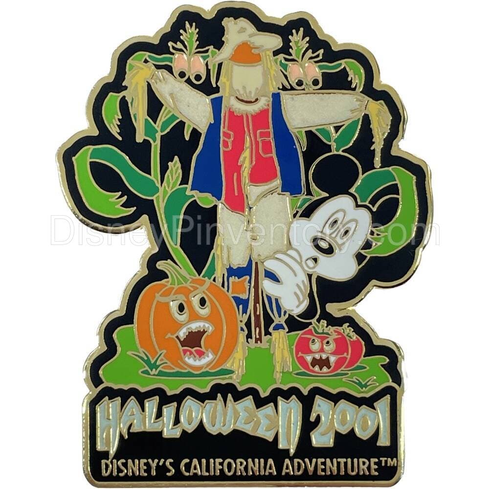 Disney’s California Adventure Halloween 2001 - Mickey & Scarecrow - Pin 37346
