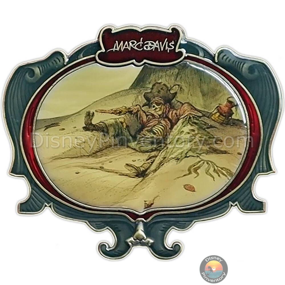 WDI - Marc Davis Pirates of the Caribbean Concept Art Pin - Deadman's Cove - Pin 37361