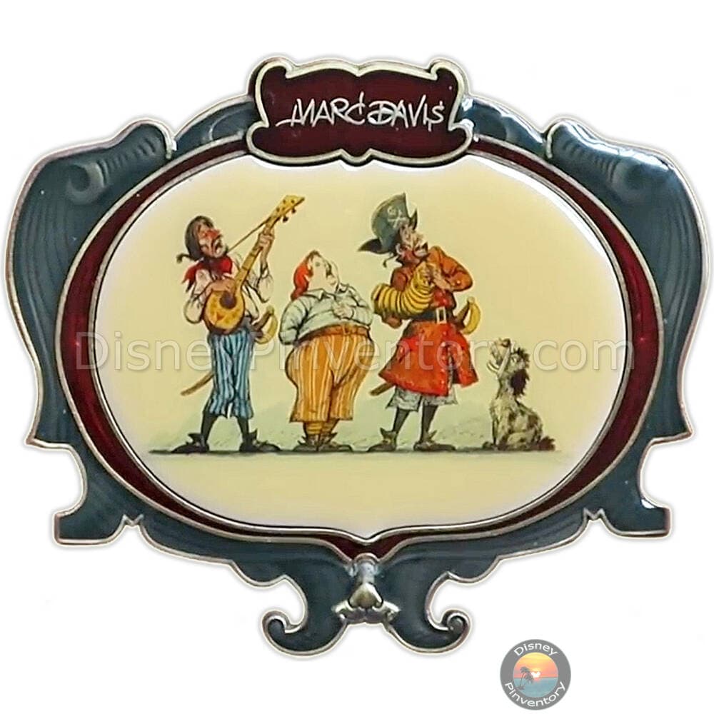 WDI - Marc Davis Pirates of the Caribbean Concept Art Pin - Pirate Band - Pin 37366