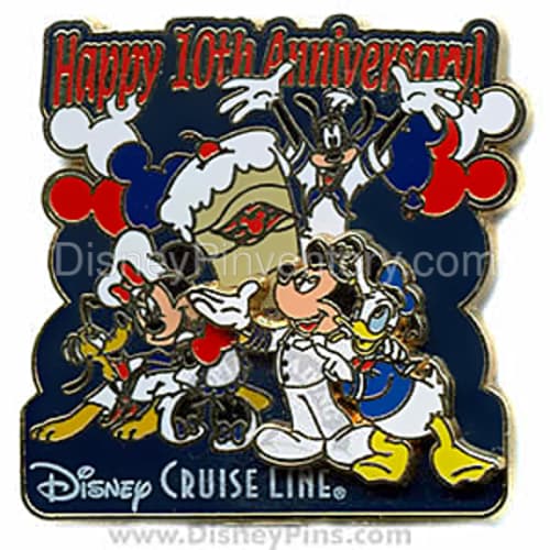 Happy 10th Anniversary Disney Cruise Line - Pin 37388