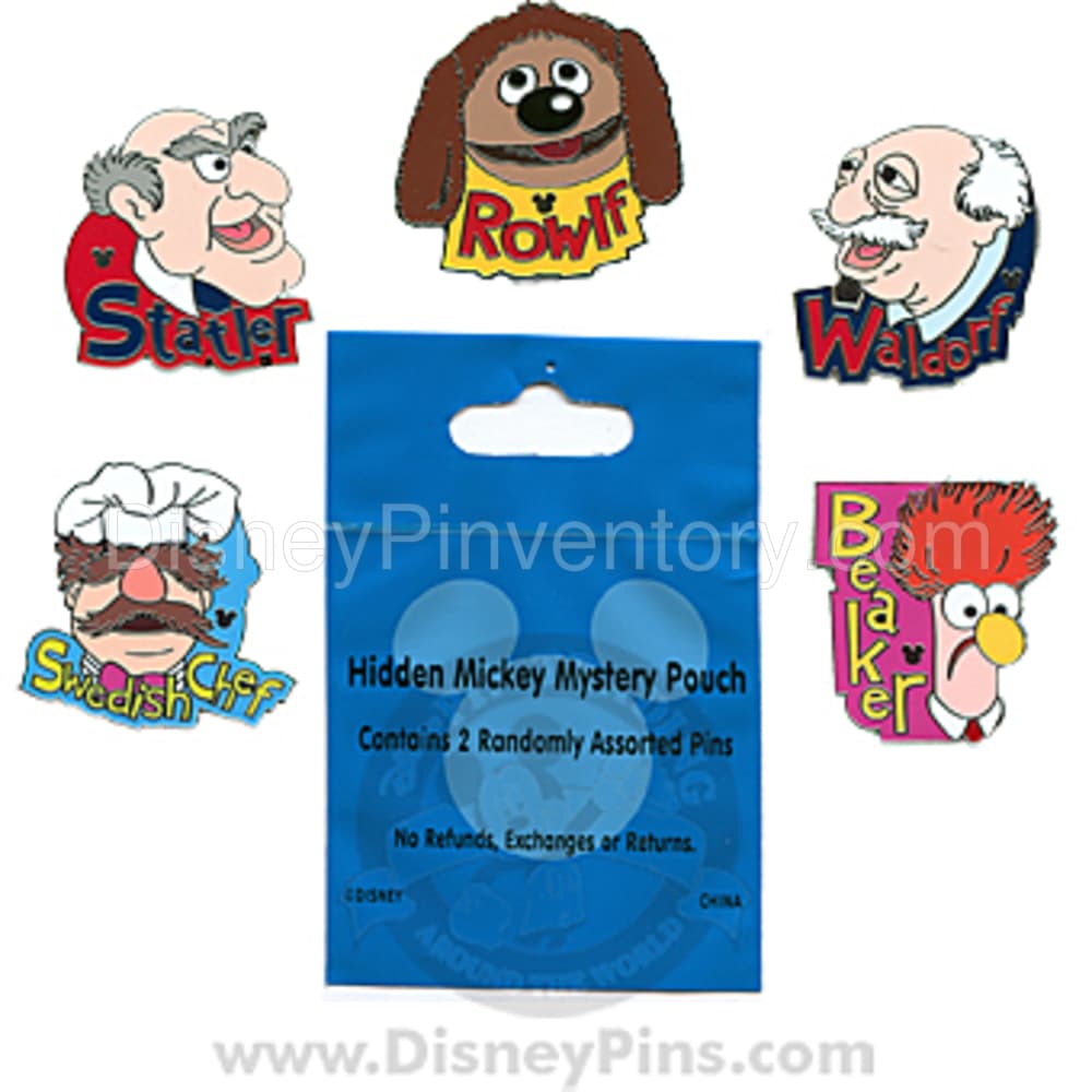 Hidden Mickey Mystery Pin Pouch - Muppets Characters - Pin 37433