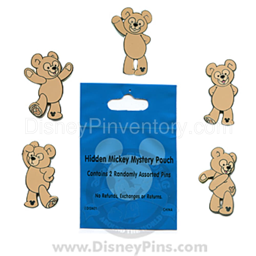 Hidden Mickey Mystery Pin Pouch - Disney Bears Collection - Pin 37434