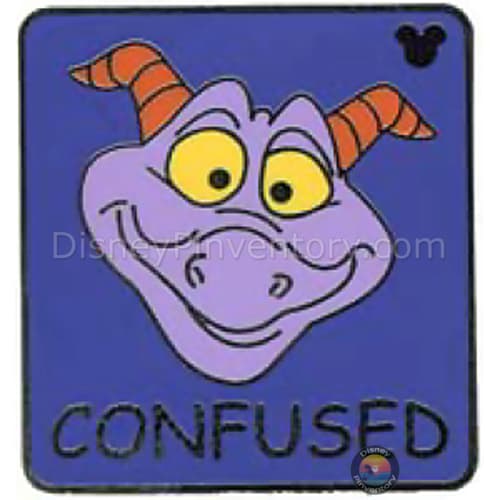 Hidden Mickey Pin - Confused Figment - Pin 37476