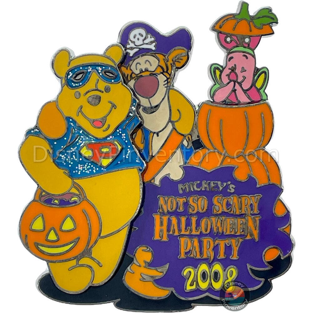 Mickey's Not So Scary Halloween Party 2008 - Pirate Tigger and Super Pooh - Pin 37480