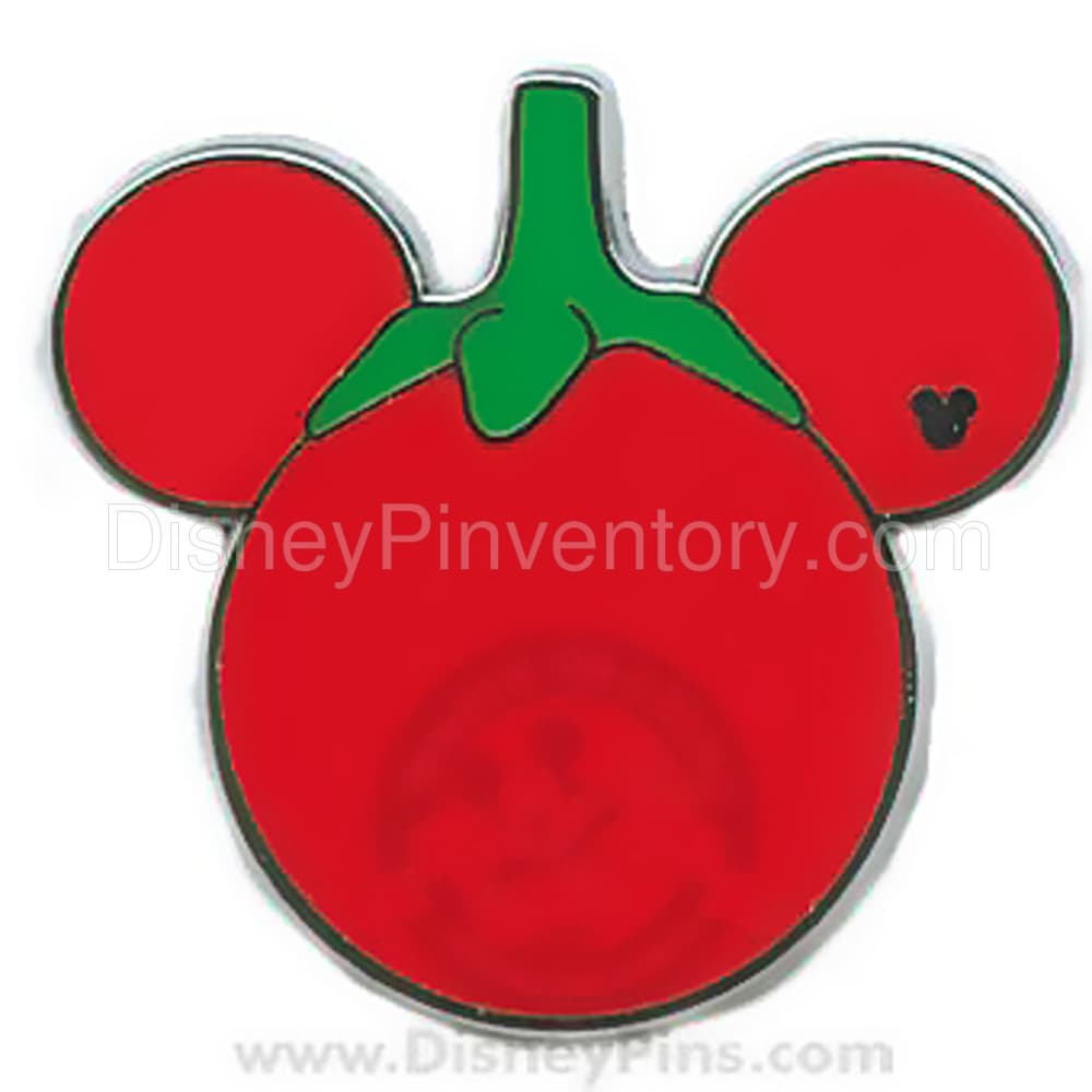 Hidden Mickey Pin - Tomato Mickey - Pin 37498