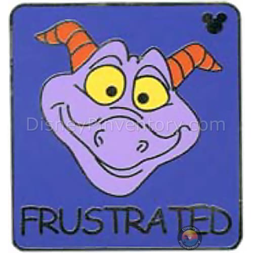 Hidden Mickey Pin - Frustrated Figment - Pin 37502