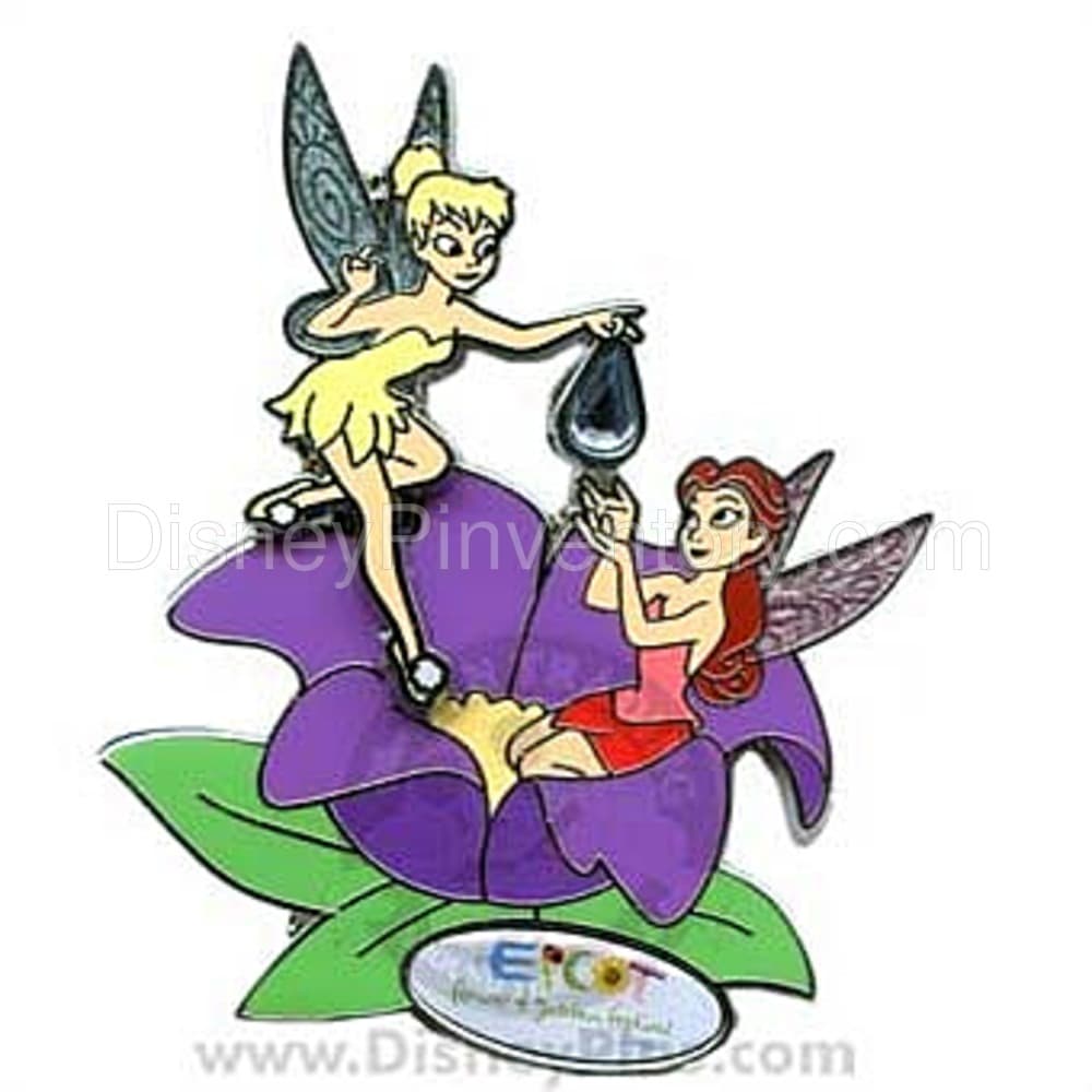 Epcot Flower and Garden Festival 2009 - Annual Passholder - Tinker Bell and Rosetta - Pin 37563