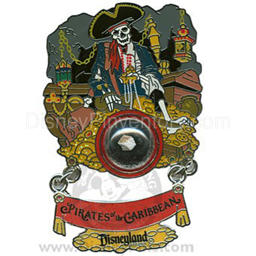 Piece of Disney History - Pirates of the Caribbean Attraction - Pin 37592