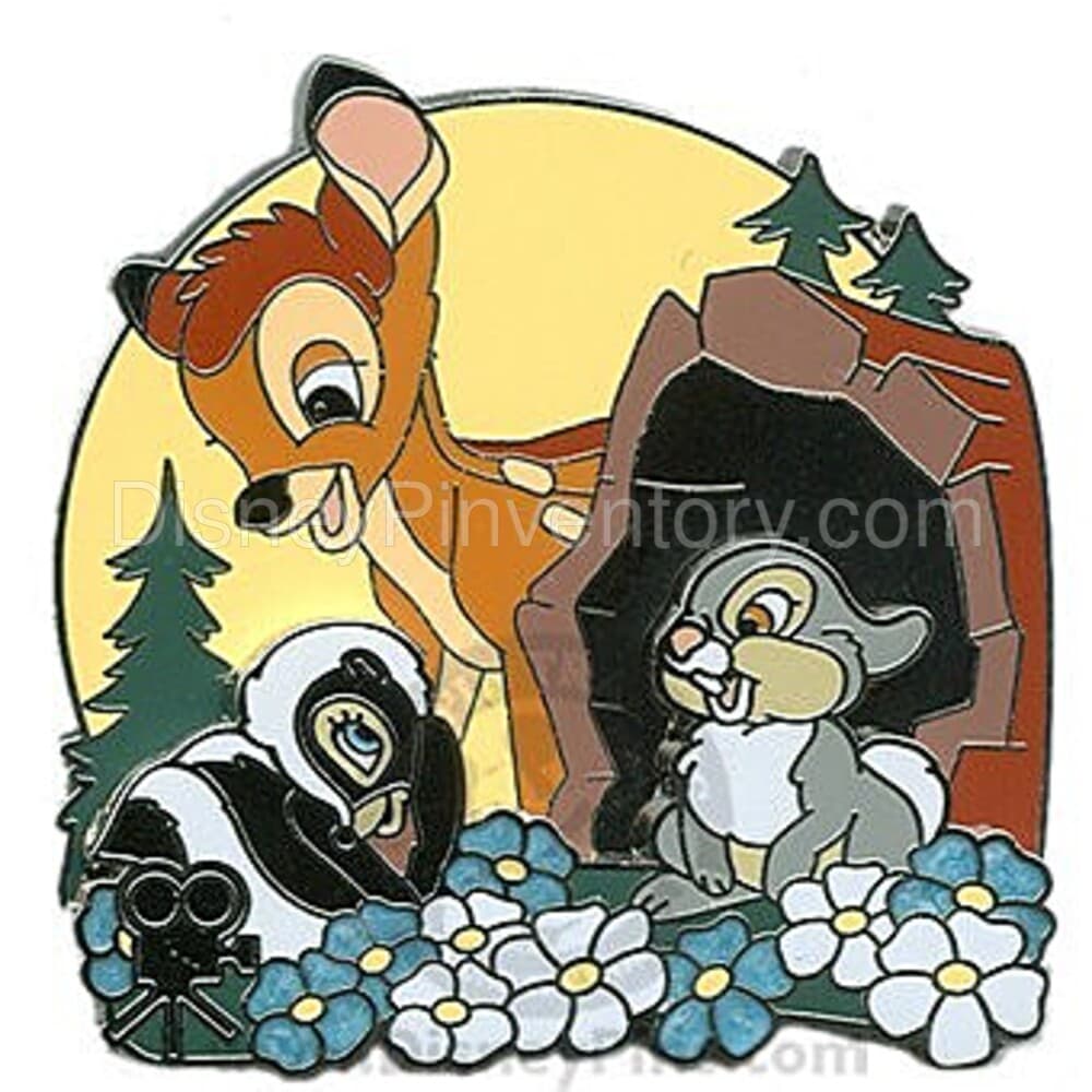 Walt's Classic Collection - Bambi - Bambi, Thumper, & Flower - Pin 37628