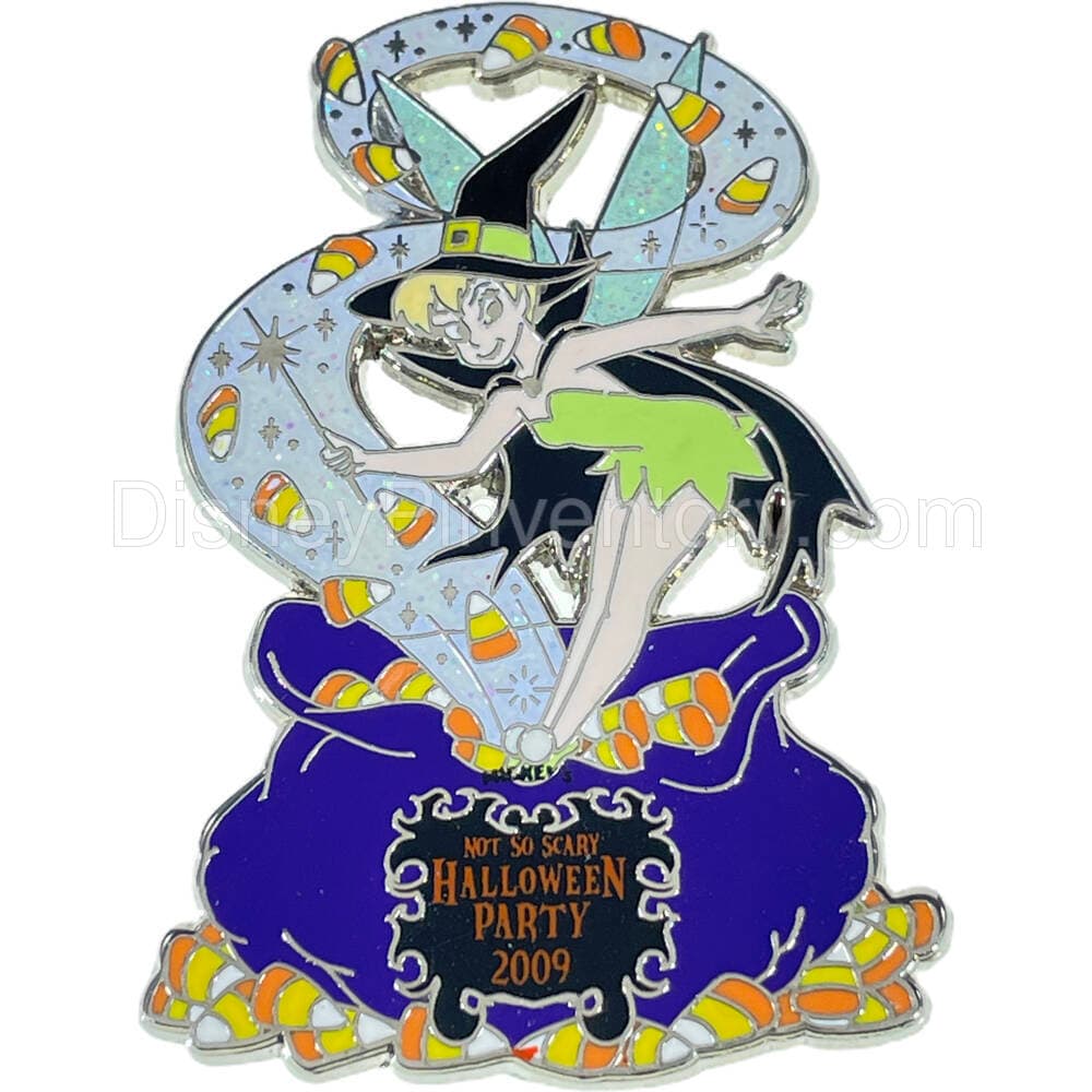 Mickey's Not So Scary Halloween Party 2009 - Tinker Bell Witch Pin - Pin 37664
