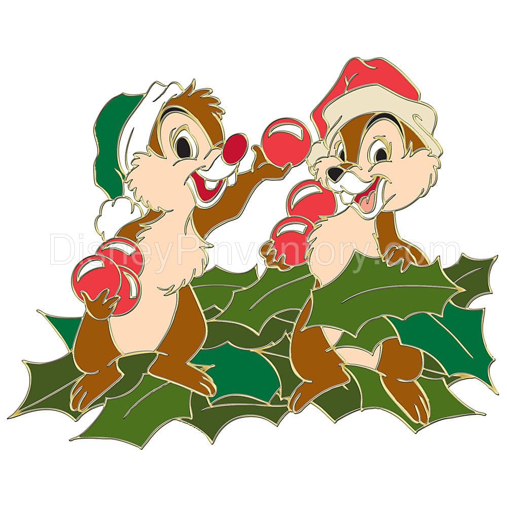 Jumbo Santa's Helper Chip an' Dale Pin - Pin 37733