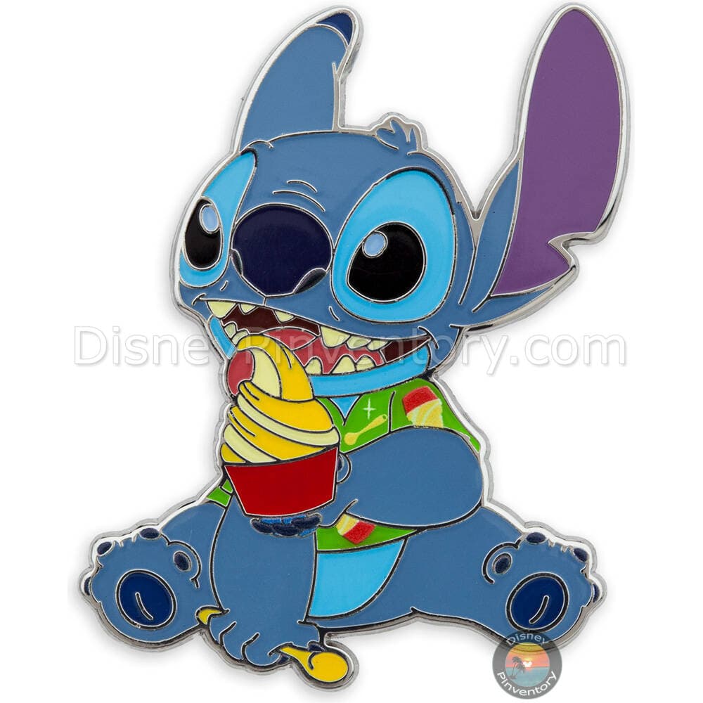 Stitch Attacks Snacks Pin Set - Stitch Pin - Pineapple Swirl - August - Pin 37765
