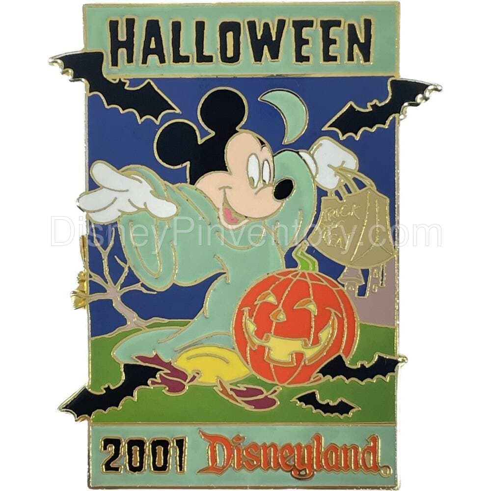 Disneyland Halloween 2001 Mickey Mouse with Bats - Pin 37876