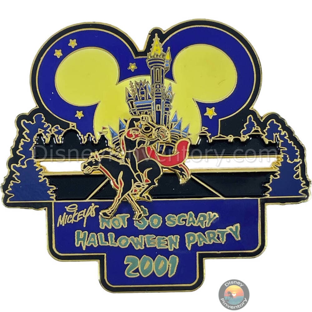 Mickey's Not So Scary Halloween Party 2001 - Headless Horseman Slider Pin - Pin 37879