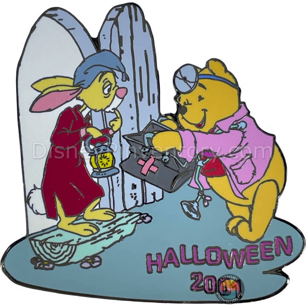 Disney Auctions Halloween 2001 Pooh & Rabbit Pin - Pin 37888