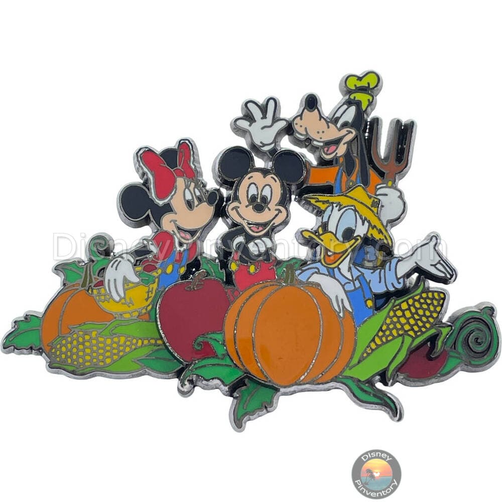 Fab 4 in the Pumpkin Patch Pin - Pin 37889
