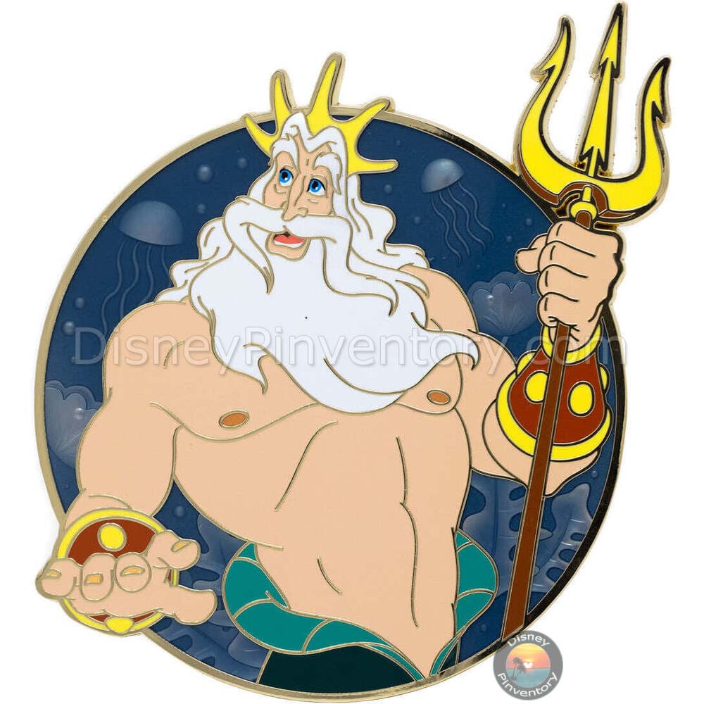 Disney Expression Series - The Little Mermaid King Triton Special Edition Pin - PALM Exclusive - Pin 38044