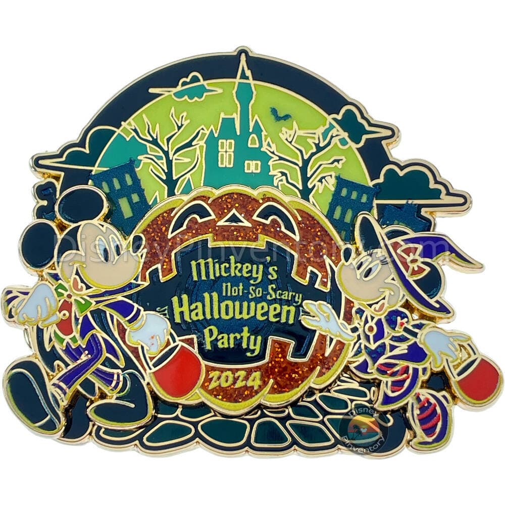Mickey's Not So Scary Halloween Party 2024: Mickey & Minnie Mouse Pin - Pin 38093
