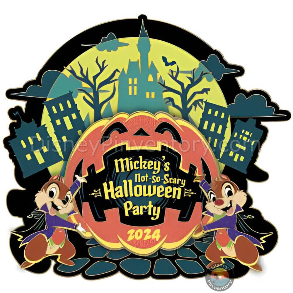 Mickey's Not So Scary Halloween Party 2024: Chip 'n' Dale Pin - Pin 38094