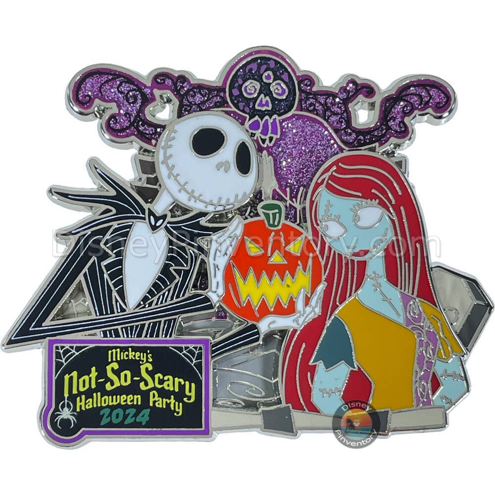 Mickey's Not So Scary Halloween Party 2024: Jack Skellington & Sally Pin - Pin 38111