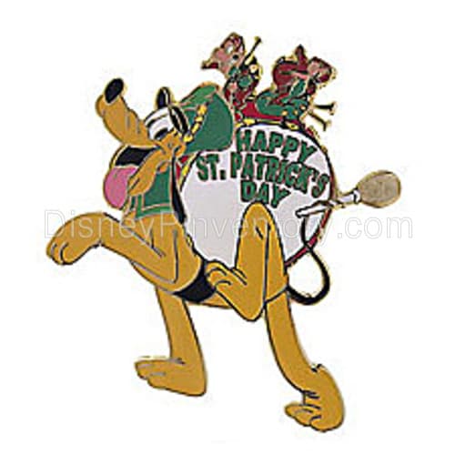 Disney Auctions - Pluto & Chip 'n' Dale St. Patrick's Day LE Pin - Pin 3812