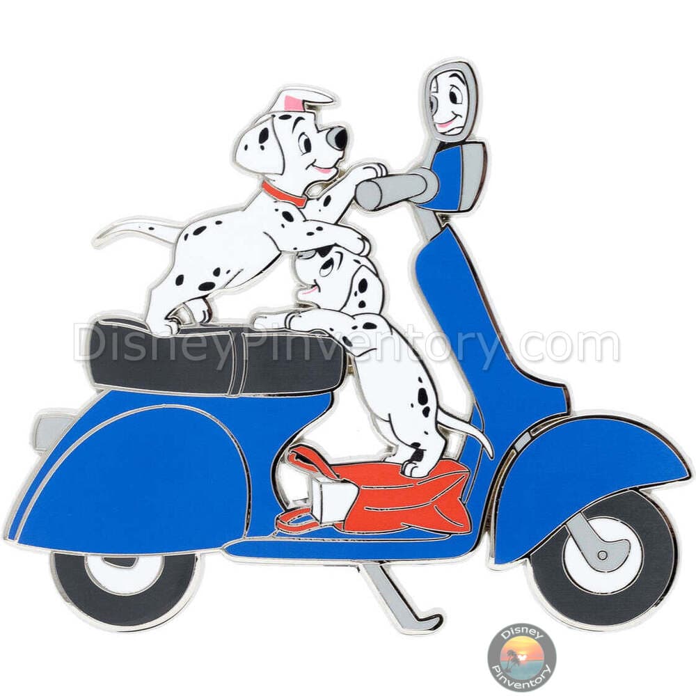 Disney 101 Dalmatians Seeing Spots Series - Vespa Dogs Pin - PALM Exclusive - Pin 38146